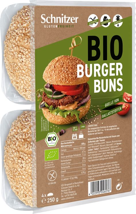 Schnitzer Eko Pecivo Za Burger Bez Glutena 250 G Dm Hr