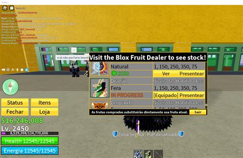 Conta Blox Fruits Drag Permanente Roblox DFG