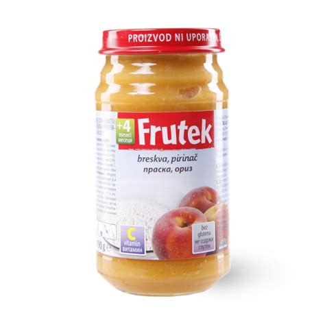 Kašica FRUTEK breskva pirinač 190g