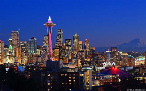 Seattle at Night Wallpapers - Top Free Seattle at Night Backgrounds