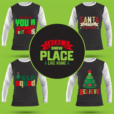 Christmas T Shirt Designs Bundle Masterbundles