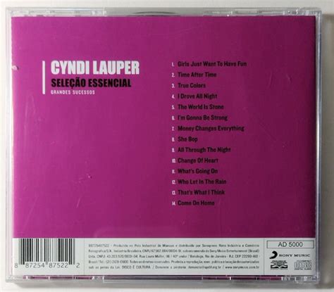 Cd Cyndi Lauper Seleção Essencial Original Parcelamento Sem Juros