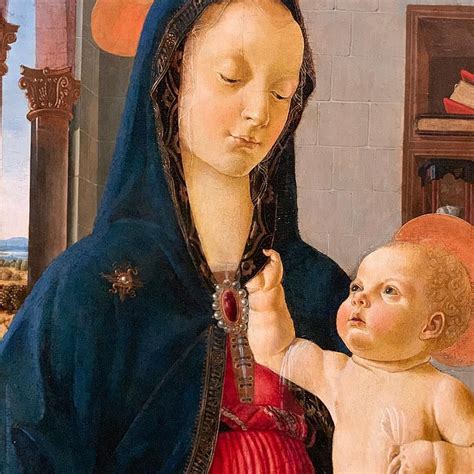 Domenico Ghirlandaio Madonna Col Bambino Paris Louvre