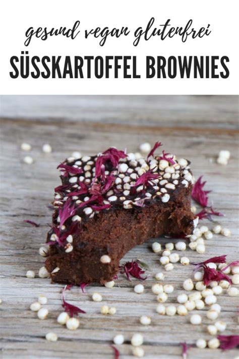 Gesunde Süsskartoffel Brownies vegan Mrs Flury Gesund backen