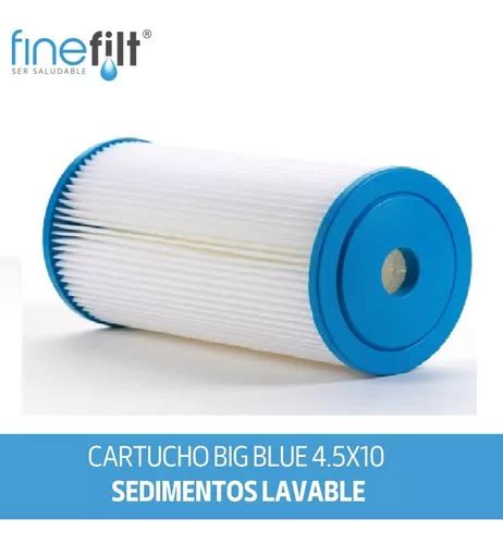 Cartucho Repuesto Filtro De Agua Plisado Lavable X Color Blanco