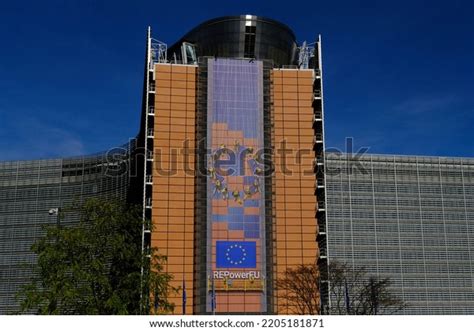 Exterior View Berlaymont Which Office Building Stock Photo 2205181871 ...