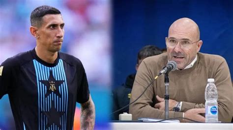 Se terminó el sueño Gonzalo Belloso confirmó que Di María no volverá a