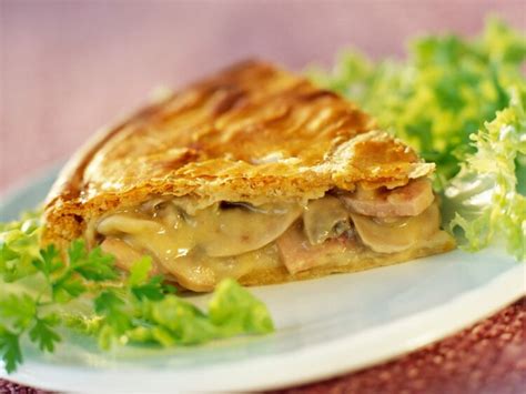 Tourte aux champignons et jambon découvrez les recettes de Cuisine