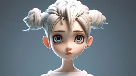 Premium AI Image | a free photo of 3d rendered animated character design