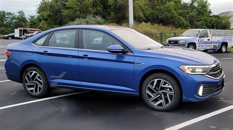 2022 Vw Jetta 15t Sel In Rising Blue Metallic Youtube