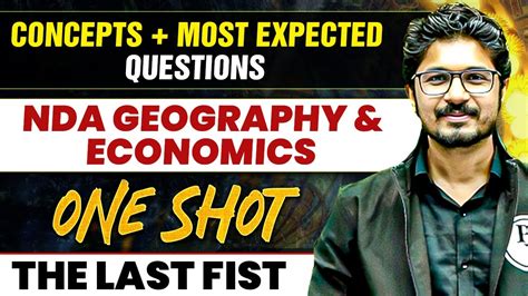 Geography Economics Marathon For NDA 2 2024 Exam One Shot Revision