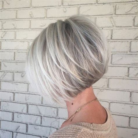 Dimensional Platinum Blonde Behindthechair Textured Bob