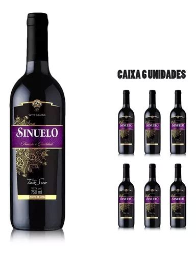 Caixa Vinho Tinto De Mesa Seco Ml Sinuelo