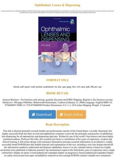 ~>Free Download Ophthalmic Lenses & Dispensing FOR ANY DEVICE