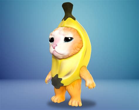 Sad Cat In Banana Suit Sad Banana Cat Know Your Meme