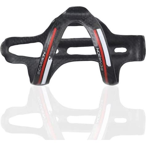 w898 Porte Bidon Pour Vélo En Fibre De Carbone Mat Rouge Cdiscount Sport