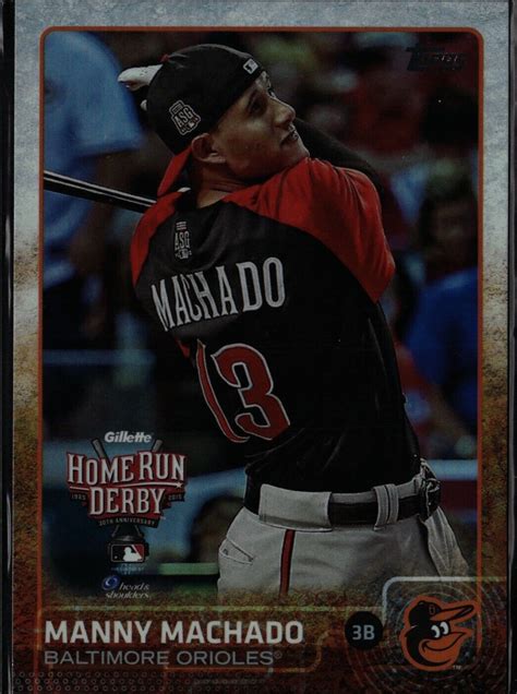 2015 Topps Update US202 Manny Machado Rainbow Foil EBay