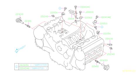 2001 Subaru Impreza 2 2L AT 4WD Outback Wagon Hanger Complete Engine