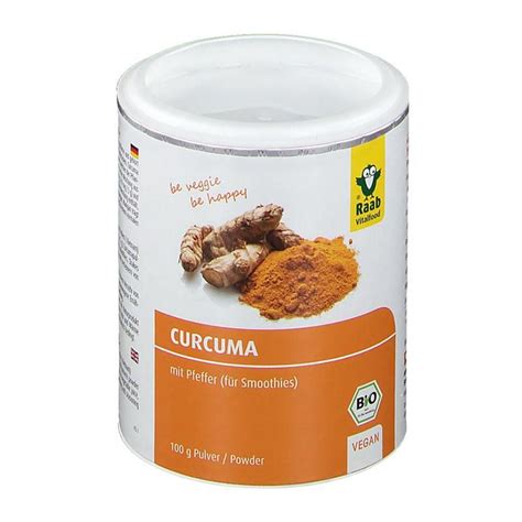 Raab Vitalfood Bio Curcuma Pulver Nu Hunde Futter Tierfutter Bio