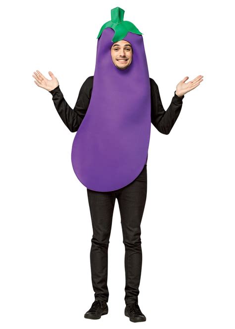 Purple Eggplant Emoji Costume - Food Costumes