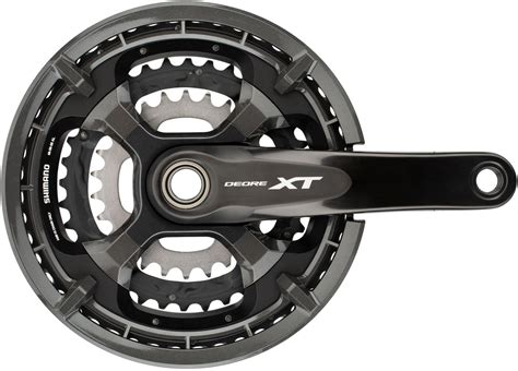 Shimano XT Kurbelgarnitur FC T8000 Hollowtech II Mit Kettenschutzring