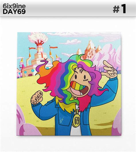 6ix9ine Variety Of Album Covers Choose Your Album Wall Etsy