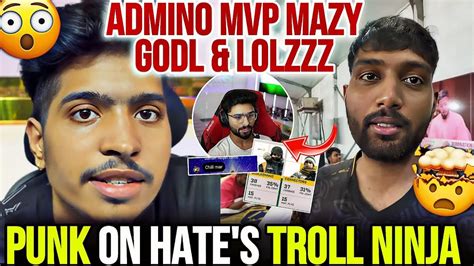 Punk Reply On Hate S Trolling Ninja Mazy On Godl Lolzzz Admino