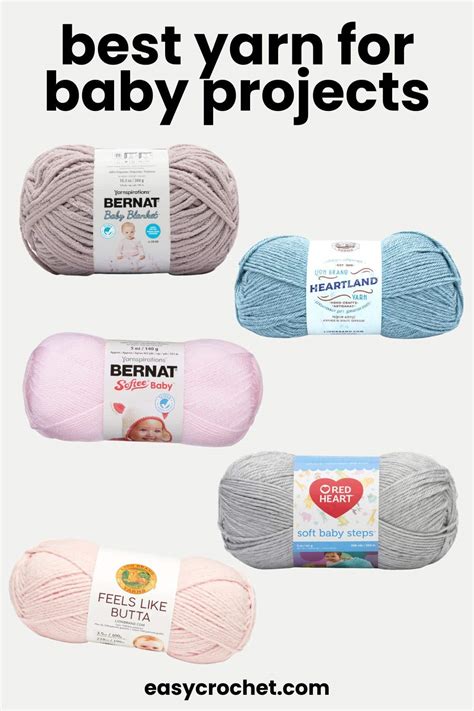 The 8 Best Baby Yarn To Use For Crochet Or Knit Projects Easy Crochet