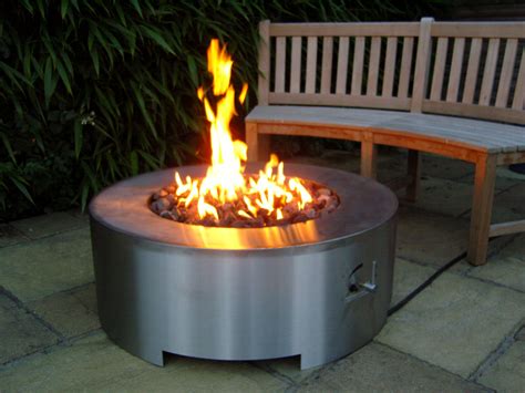 Arcturus Round Firepit Table Gas Fire Pits