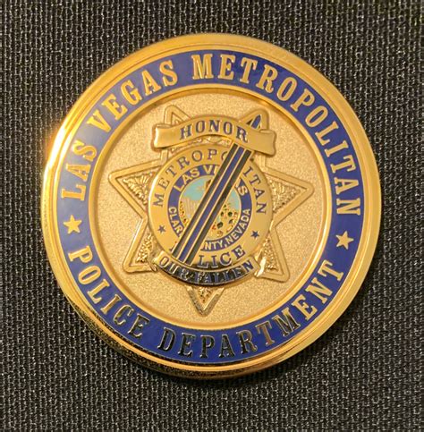 Challenge Coins Las Vegas Metropolitan Police Honor Guard