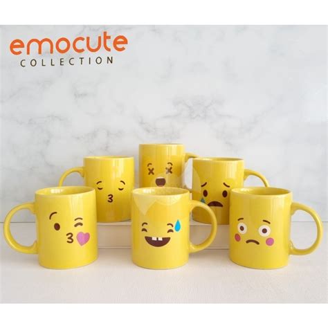 Jual Mug Oz Nk Emoji Internasional L Mug Gelas Minum Keramik