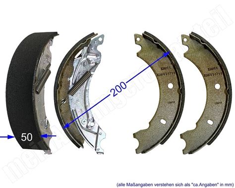 Original Knott Bremsbacken Bremsbel Ge Bremsbelag Satz X Mm