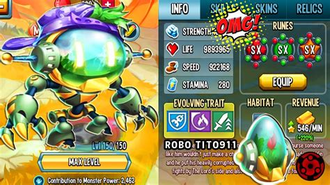 Monster Legends Robo Tito Review K911 Dog 20 Support Era Empress