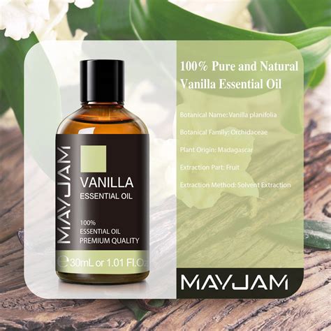 Mayjam Vanilla Essential Oils 100 Pure And Natural For Diffuser 10ml