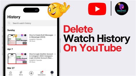 How To Delete Watch History On Youtube Clear Watch History On