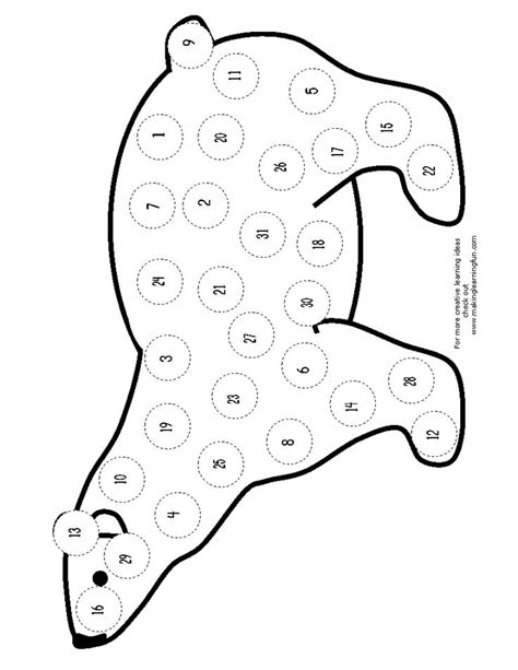 Printable Polar Bear Craft Template