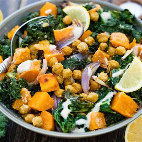 Sweet Potato Kale Chickpea Bowl GF Vegan Bunsen Burner Bakery