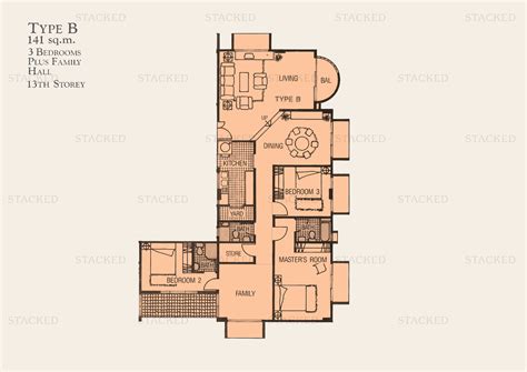 Stacked homes - Boon Teck Apartments Singapore Condo Floor Plans