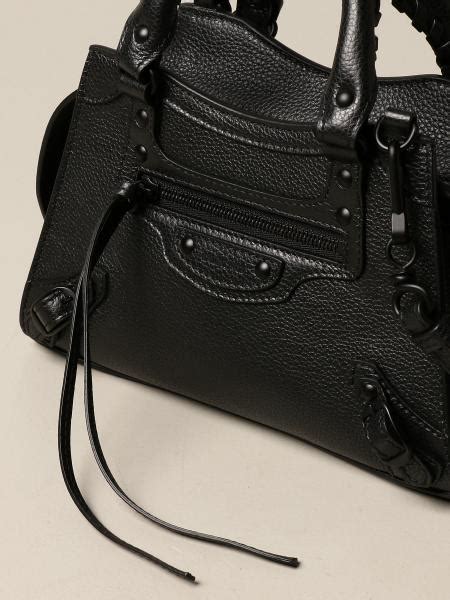 Balenciaga Borsa Neo Classic City Mini In Pelle Borsa A Mano Balenciaga Donna Nero Borsa A