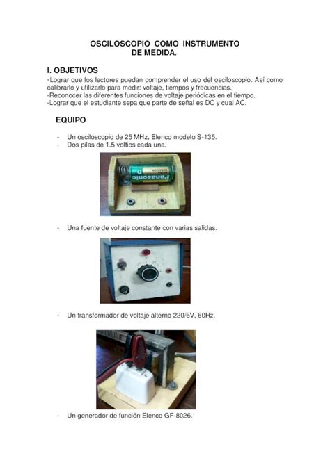 PDF 98325866 Informe De Laboratorio Osciloscopio Como Instrumento De