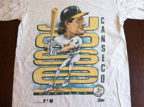 Jose Canseco Tshirt 1991 Vintage Oakland As Caricature Artist Stark