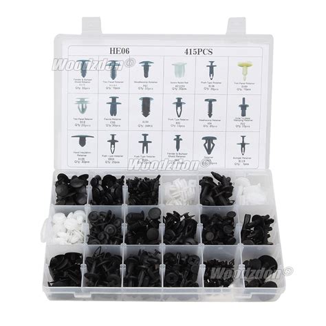 415pcs 18 Size For Ford All Trim Clip Car Retainer Panel Bumper Fastener Kit Set Ebay