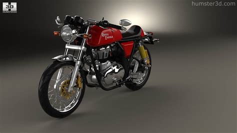 Vue à 360 Degrés De Royal Enfield Continental Gt Cafe Racer 2014 Modèle 3d Hum3d Magasin