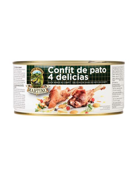 Martiko Delicias De Alas De Pato En Confit Gr