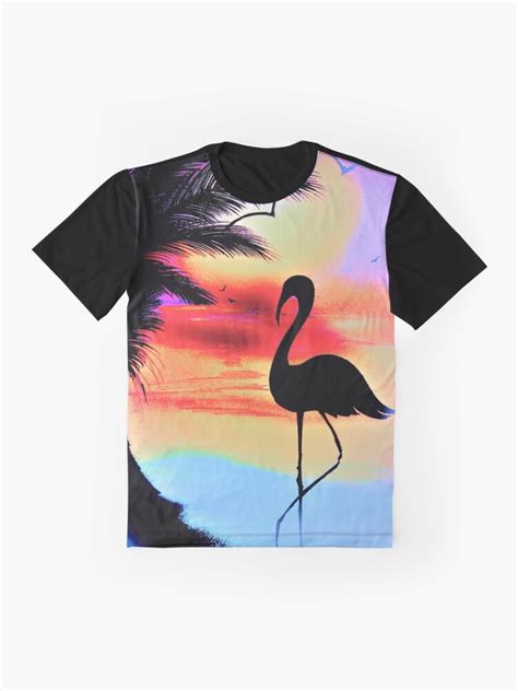 Tropical Sunset Silhouette Flamingo T Shirt For Sale By Jacquline8689 Redbubble Tropical