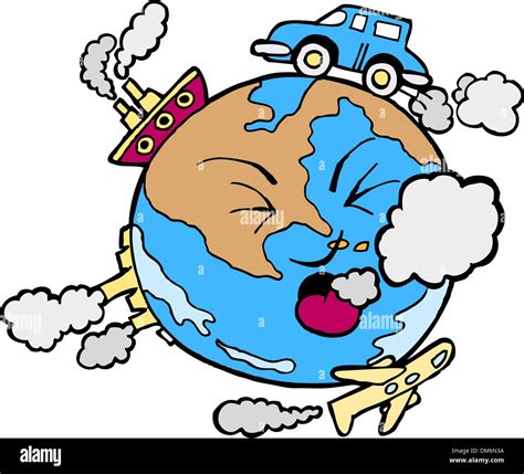 Global Pollution Stock Vector Image & Art - Alamy