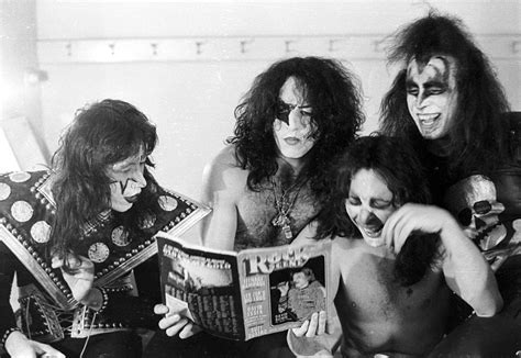 Kiss Backstage by Michael Ochs Archives