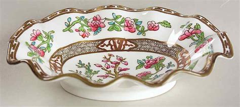 Indian Tree Multicolor Scalloped Older Bon Bon By Coalport