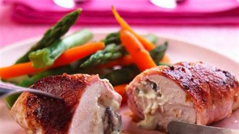 Filets De Poulet Farcis Aux Champignons