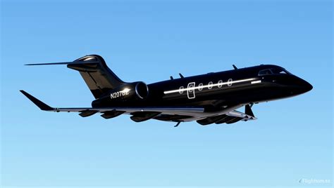 Simfederation Challenger 350 Black Livery 8k For Microsoft Flight